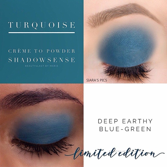 ShadowSense Turquoise NEW Blue Green Cream to Powder Long-Lasting Eyeshadow - Picture 5 of 5